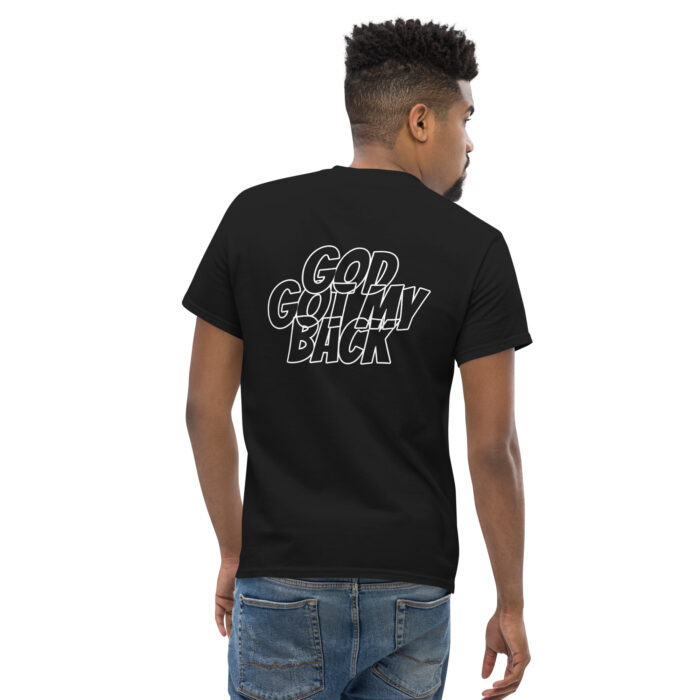 Men's "God Got My Back" classic tee - Image 5