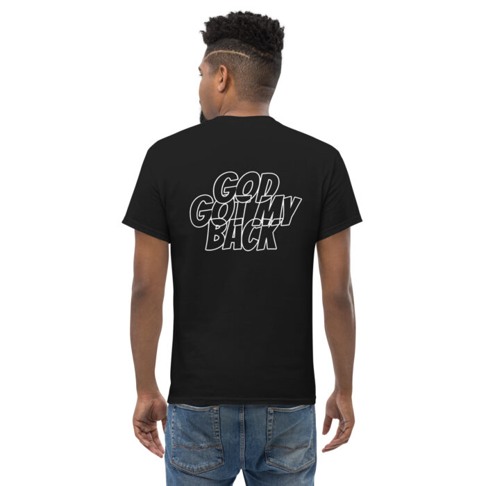 Men's "God Got My Back" classic tee - Image 4