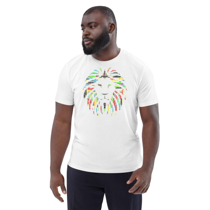 Unisex "Colored Lion of Judah" organic cotton t-shirt - Image 4