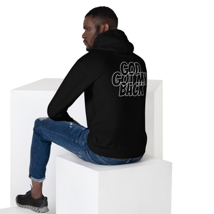 Unisex "God Got My Back" Hoodie - Image 6