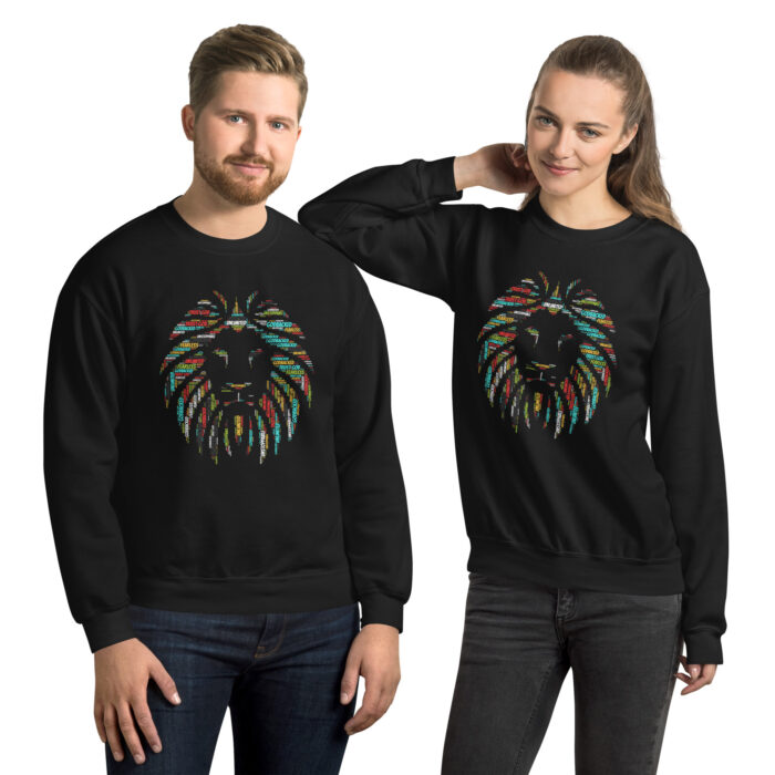 Lion of Judah Plain Unisex Sweatshirt - Image 3