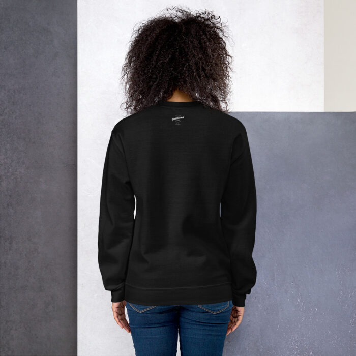 Godbacked Curved Unisex Sweatshirt - Image 4