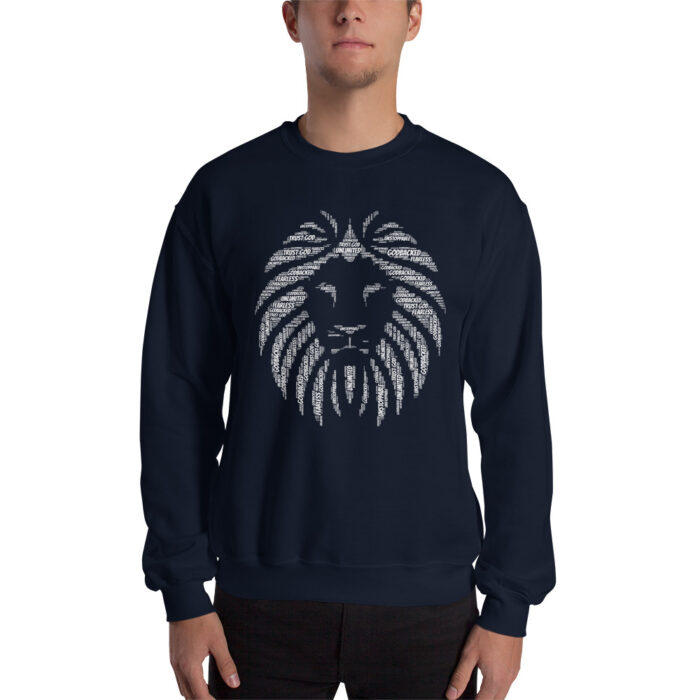 Lion of Judah Plain Unisex Sweatshirt - Image 7